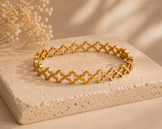 Bracelet Clover Endless Plaqué or 18 carats - Glod Edition